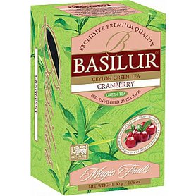 Basilur Magic Cranberry  -  porcovaný  20x1,5 g