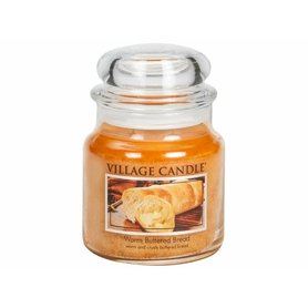 Village Candle Vonná svíčka ve skle 16 oz - Teplé  máslové houstičky