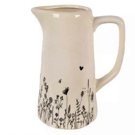 Dekorativní keramický džbánek  FLORA and FAUNA - 21 x 14 x 26 cm