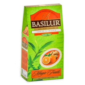 Basilur Magic Green  Ginger-Orange - sypaný v papírové krabičce, 100g