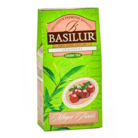 Basilur Magic Green Cranberry - sypaný v  papírovém obalu, 100g