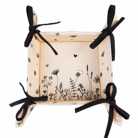 Látkový košík na pečivo  FLORA and FAUNA - 35 x 8 cm