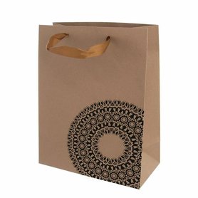 Papírová dárková taška Mandala - 32 x 25 cm